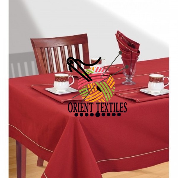 DXB Plain Rectangular Table Linen 07